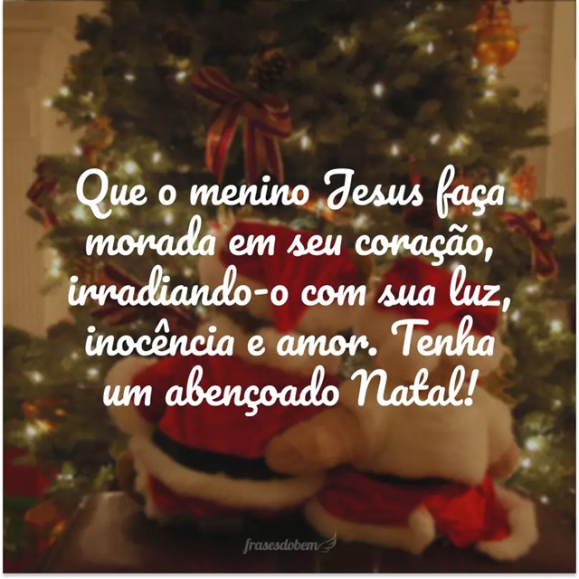 mensagem de feliz natal evangelica