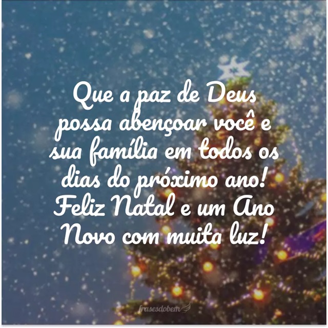 mensagem de feliz natal evangelica