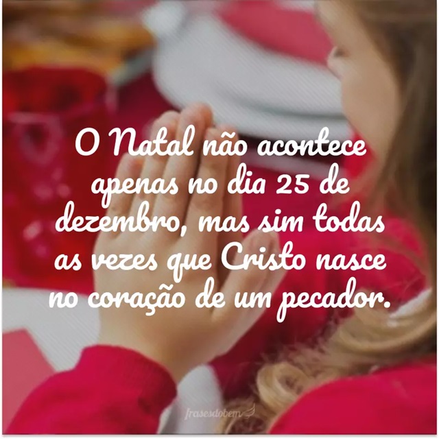 mensagem de natal sobre jesus