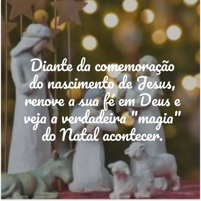 mensagem evangelica de feliz natal