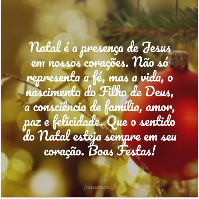 mensagem evangelica natal