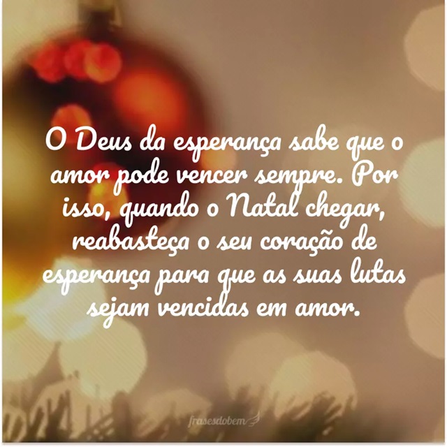 mensagem evangelica sobre natal