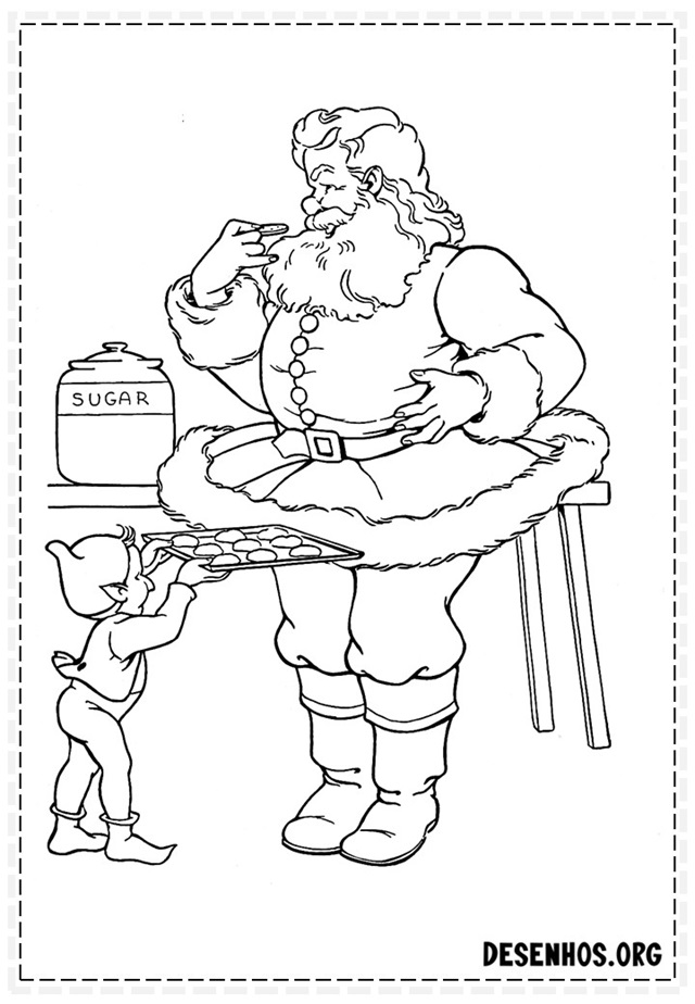 desenhos de papai noel 