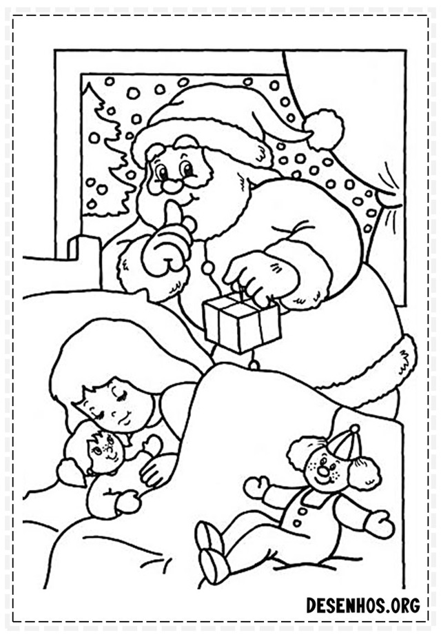 desenhos de papai noel 