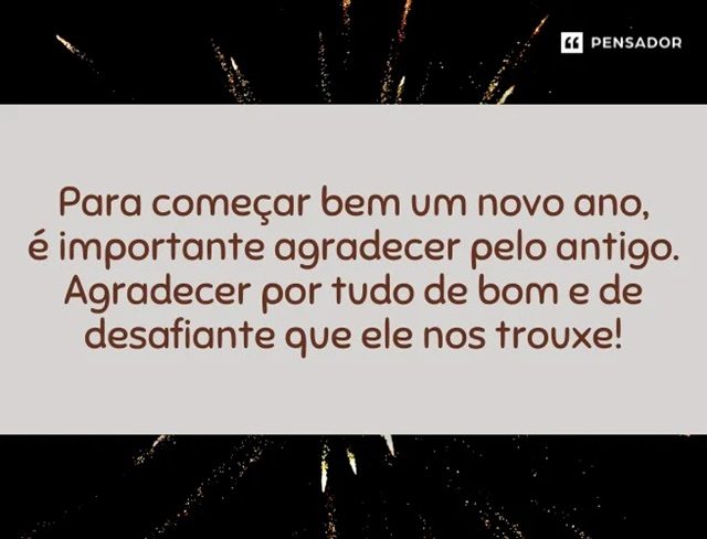 mensagem de ano novo