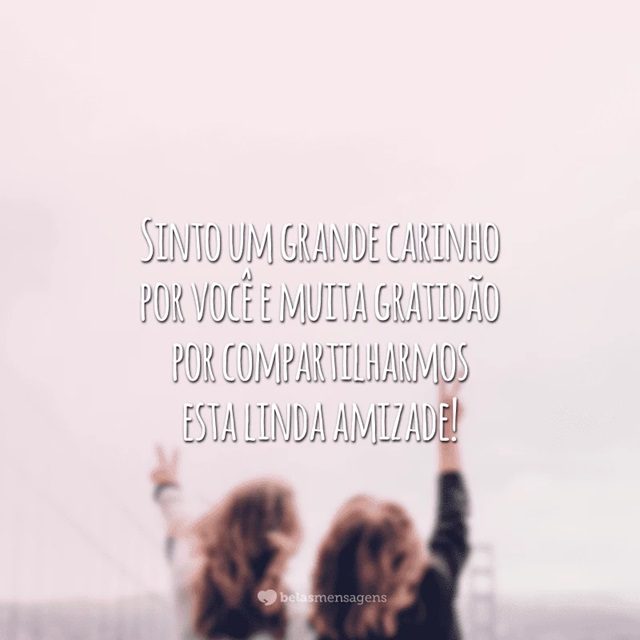 mensagem de amizade verdadeira