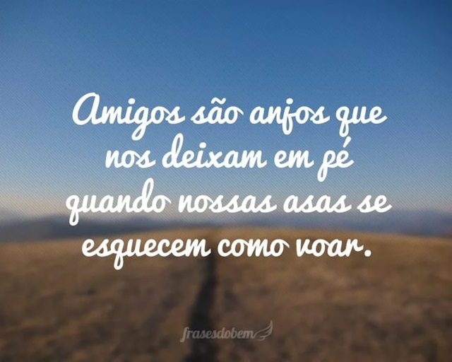 a amizade frases