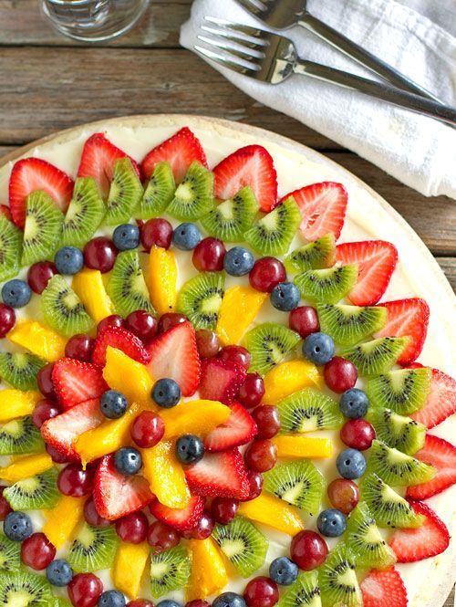 decoração mesa de natal com frutas