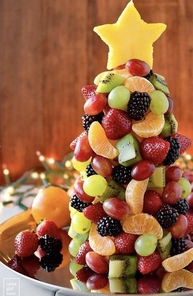 mesa de fruta para ano novo
