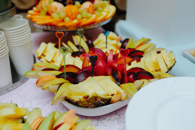 mesa de frutas reveillon