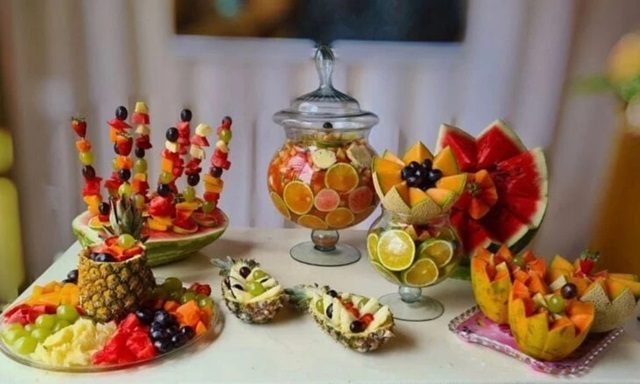 ideias de mesa de frutas