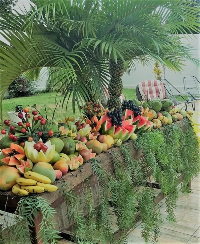 ceia de natal mesa de frutas