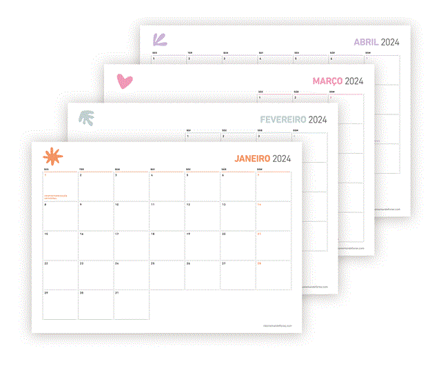 Planner 2024 Para Imprimir Mensal Image To U
