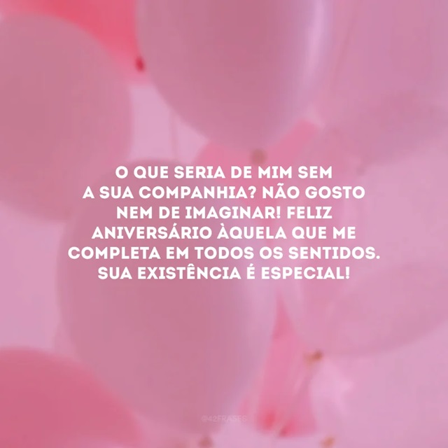 frases de aniversário para irmã