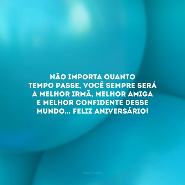 feliz aniversário amiga irmã texto