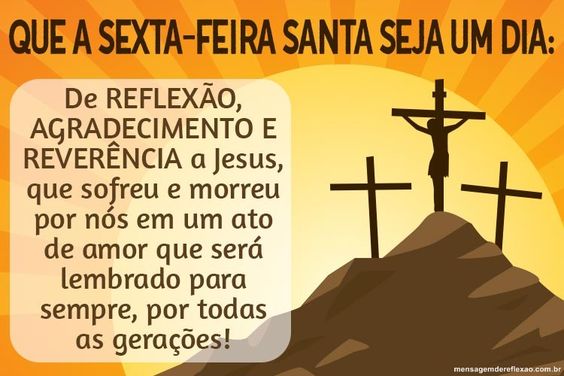 mensagem da sexta feira santa