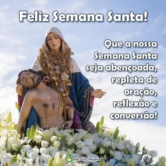 mensagem feliz semana santa