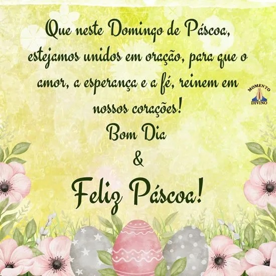 feliz pascoa mensagem