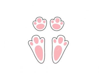 Patas de Coelho: 17 Moldes para Imprimir Grátis | Revista Artesanato