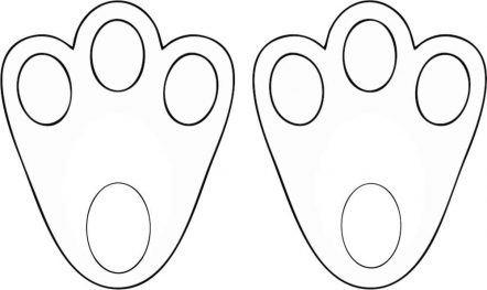 Patas de Coelho: 17 Moldes para Imprimir Grátis | Revista Artesanato
