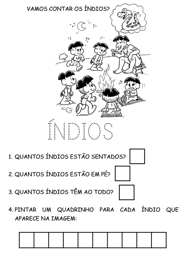 atividade povos indigenas