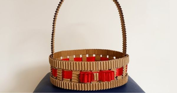 Como Fazer Cesta de Papelão: 13 Ideias com Passo a Passo