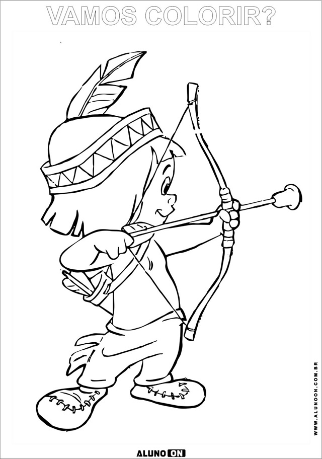 desenho indio