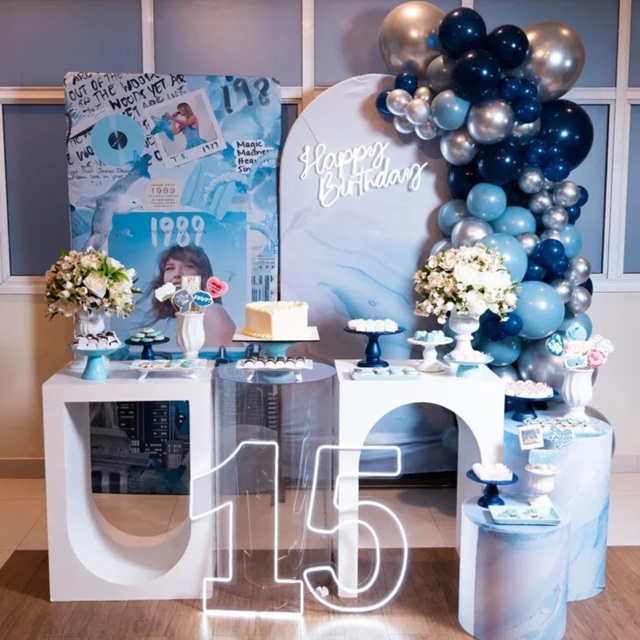 decoração aniversário de 15 anos
