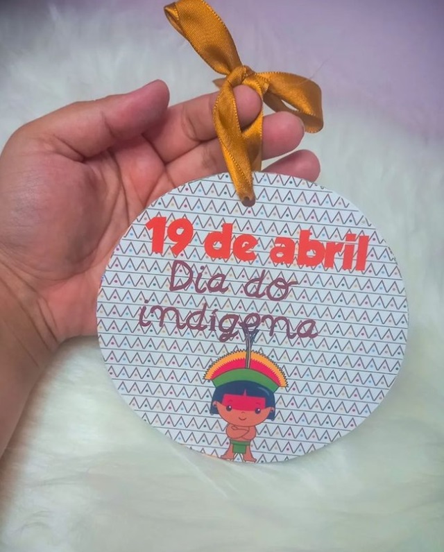 lembrancinha para o dia 19 de abril