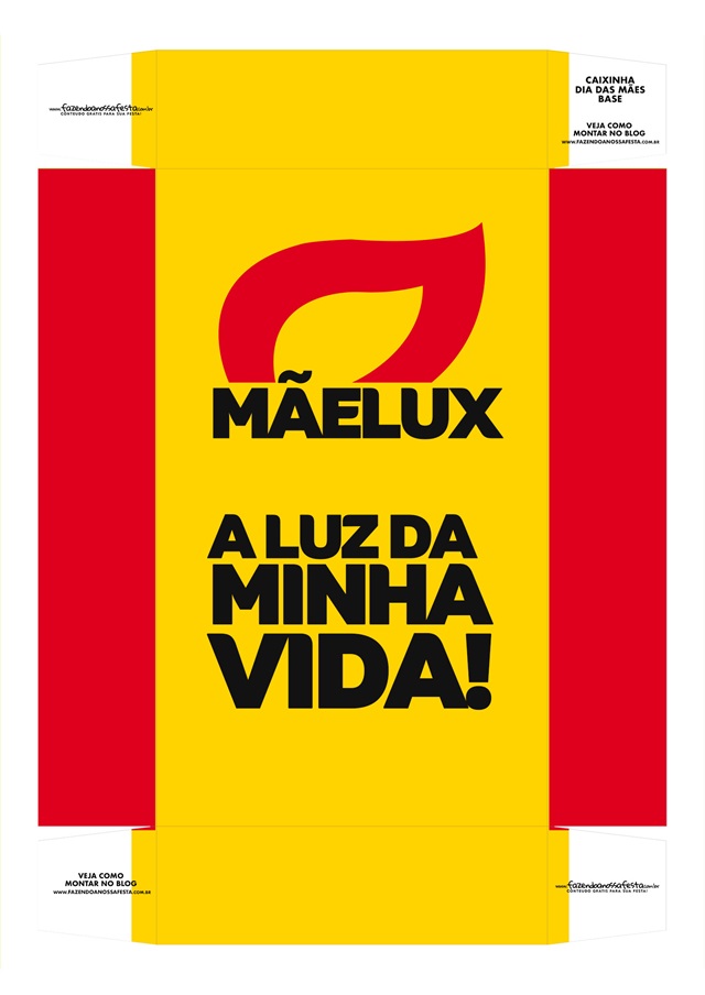 caixinha para o dia das maes