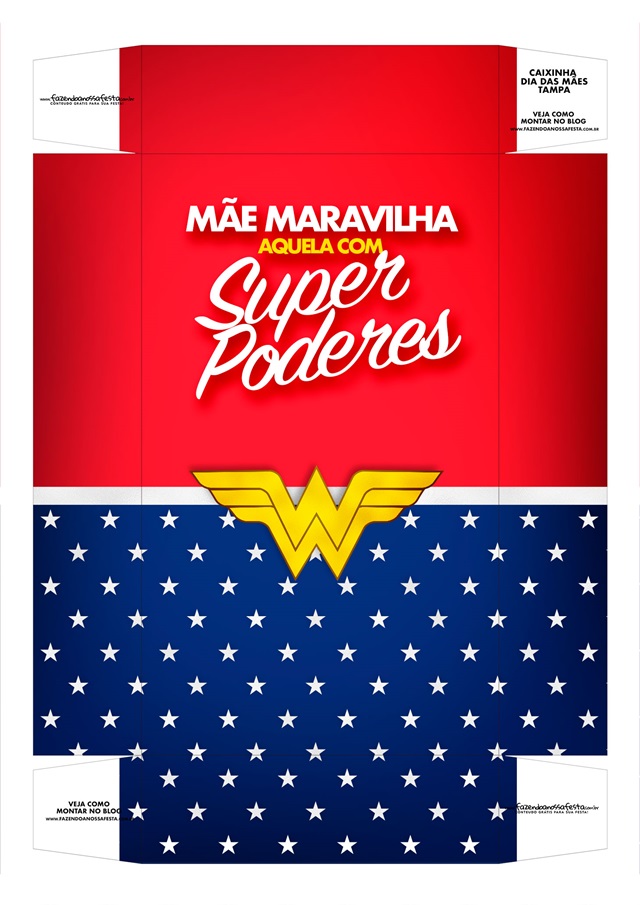 modelo caixinha dia das mães
