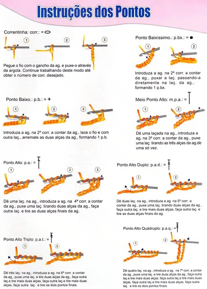 como fazer crochê passo a passo