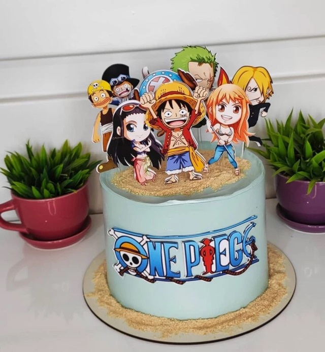 bolo de anime one piece