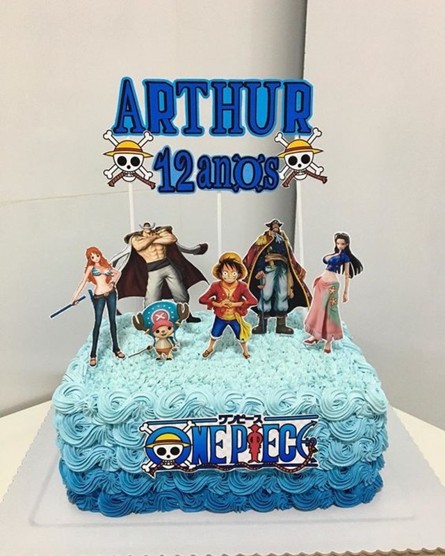 bolo one piece diferente