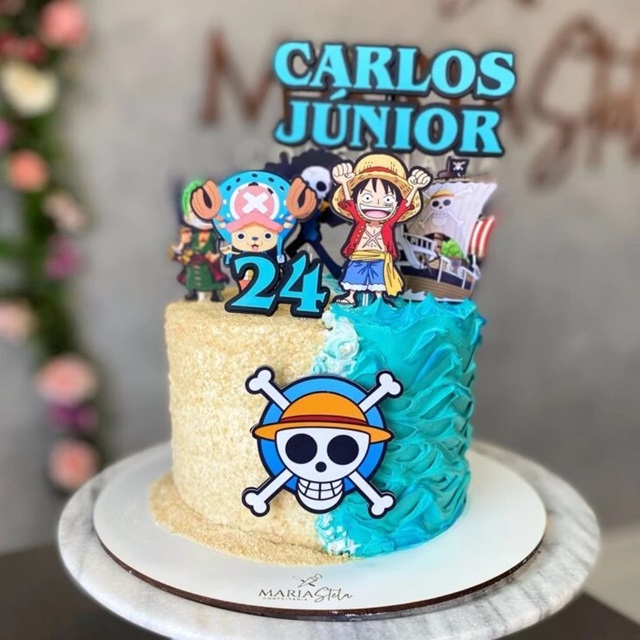 bolo de aniversário de one piece