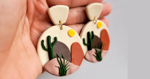 Brincos de Biscuit: Passo a Passo + Lindas Inspirações