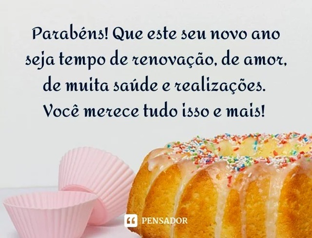 mensagem de feliz aniversário