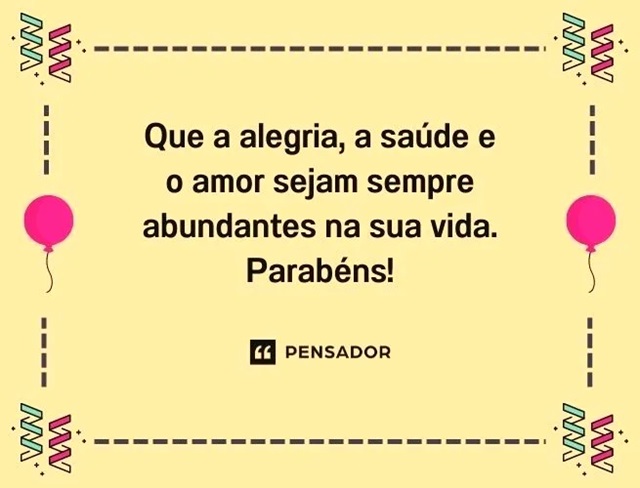 aniversário mensagem
