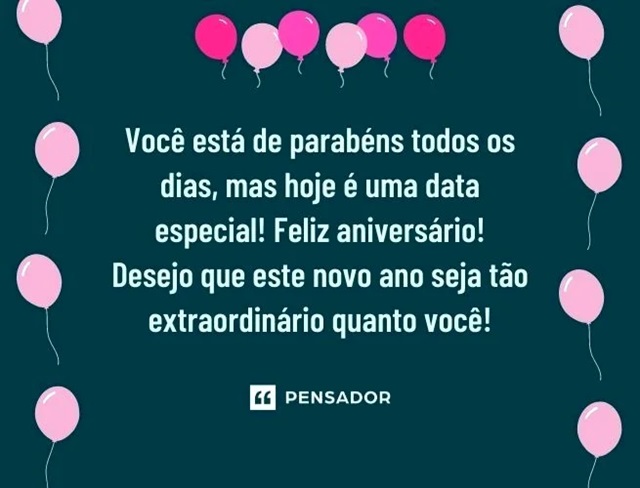 aniversário mensagem