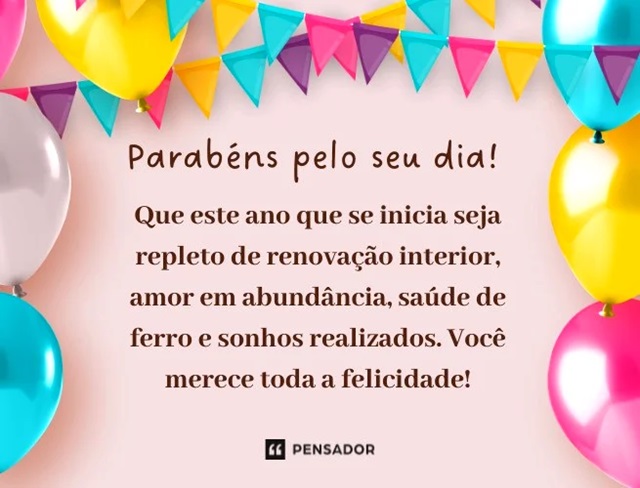 aniversário frases