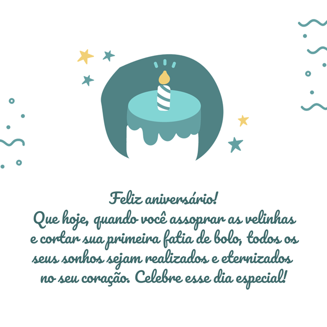 mensagem parabéns