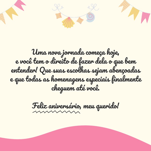 mensagem parabéns