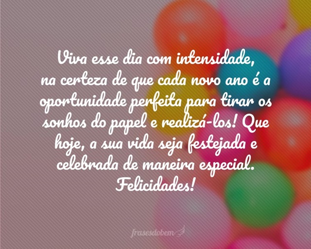 aniversario mensagem especial