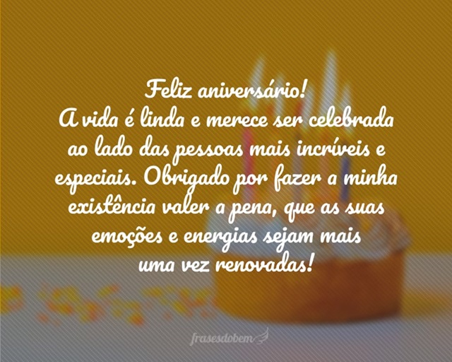 texto aniversário