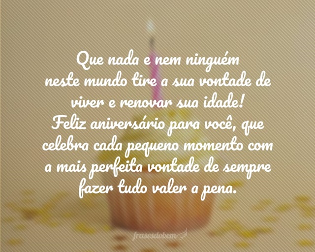 texto aniversário