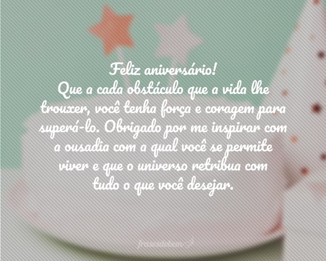 aniversário texto