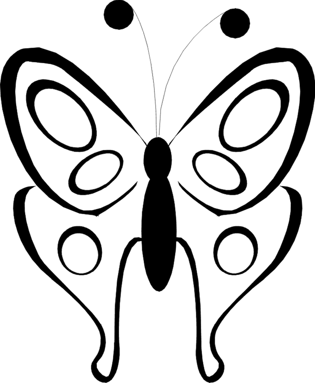 borboleta para copiar