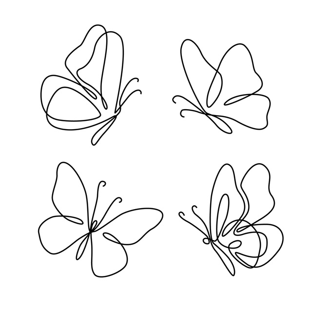 borboleta para imprimir e recortar