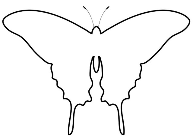 molde borboleta 3d