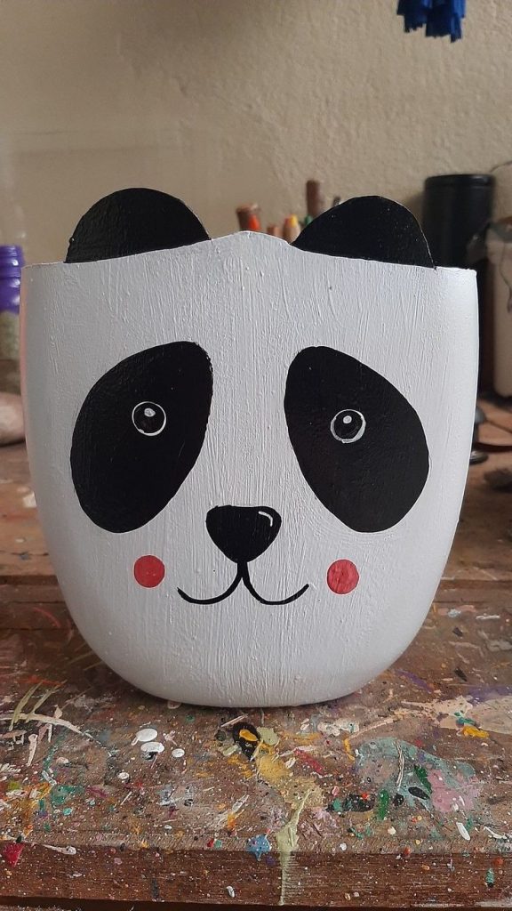 como fazer vaso de garrafa pet para plantar